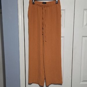 Rachel Zoe Terracotta Drawstring  Trousers Size Small